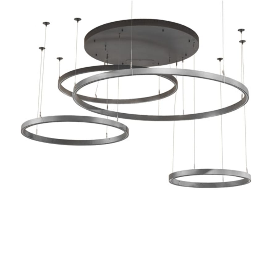 Four-Light 96" Wide Suspension Multi-Light Pendant