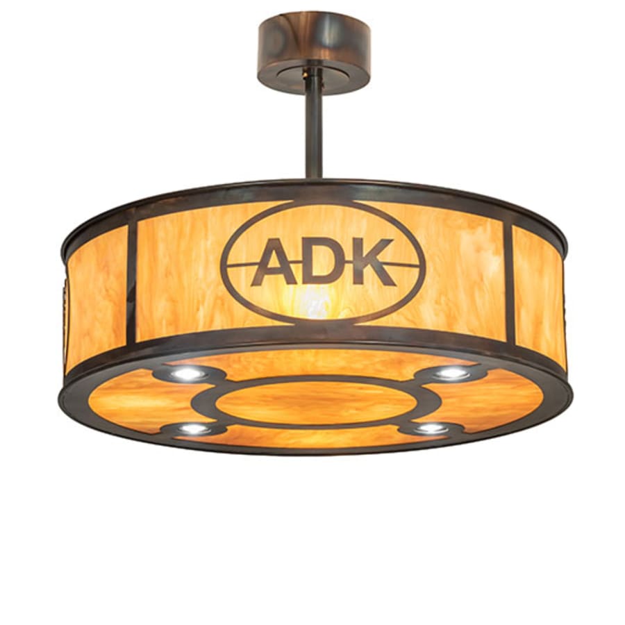 Eight-Light 30" Wide Pendant