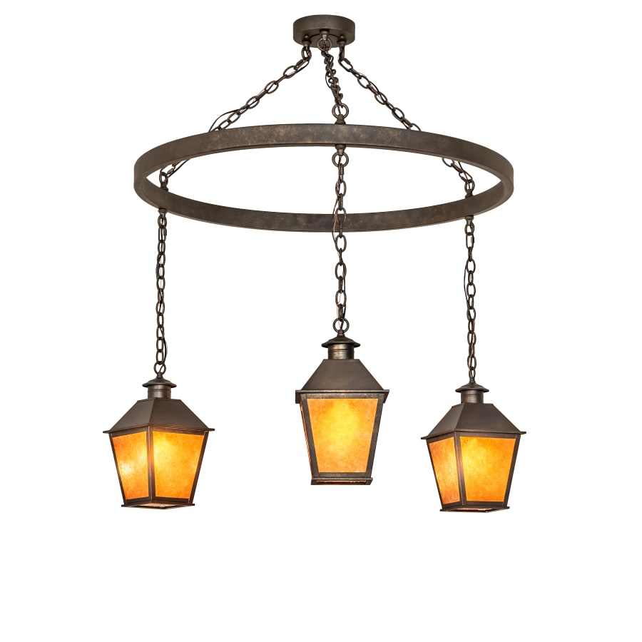 Stafford 3-Light 48" Wide Multi-Light Pendant with Mica detail view 2