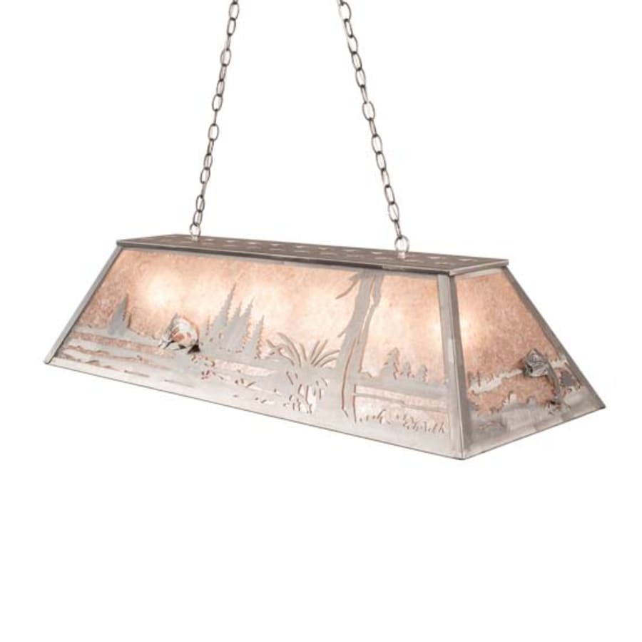 Long Leaping Trout 11-Light 72" Wide Linear Pendant
