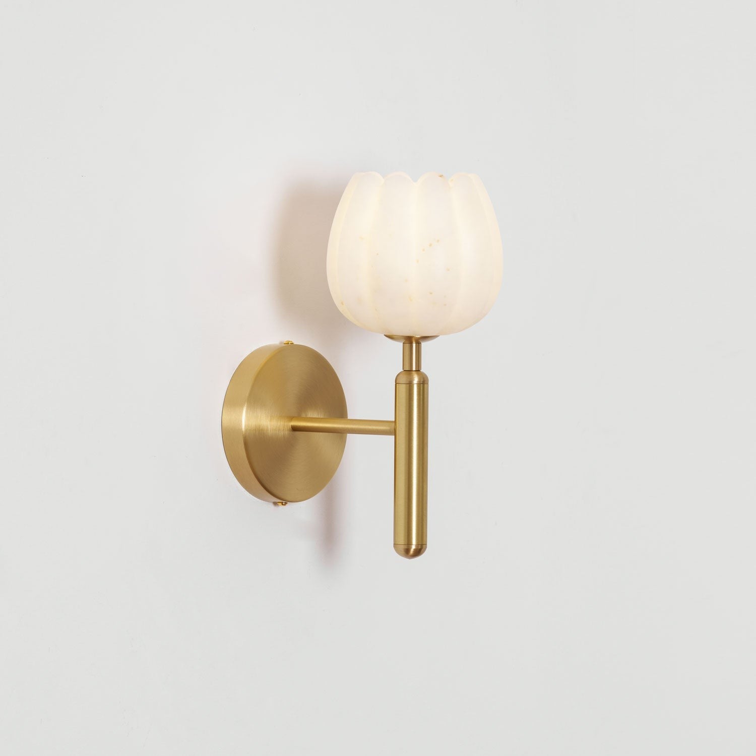 Mian Alabaster Blossom Wall Light