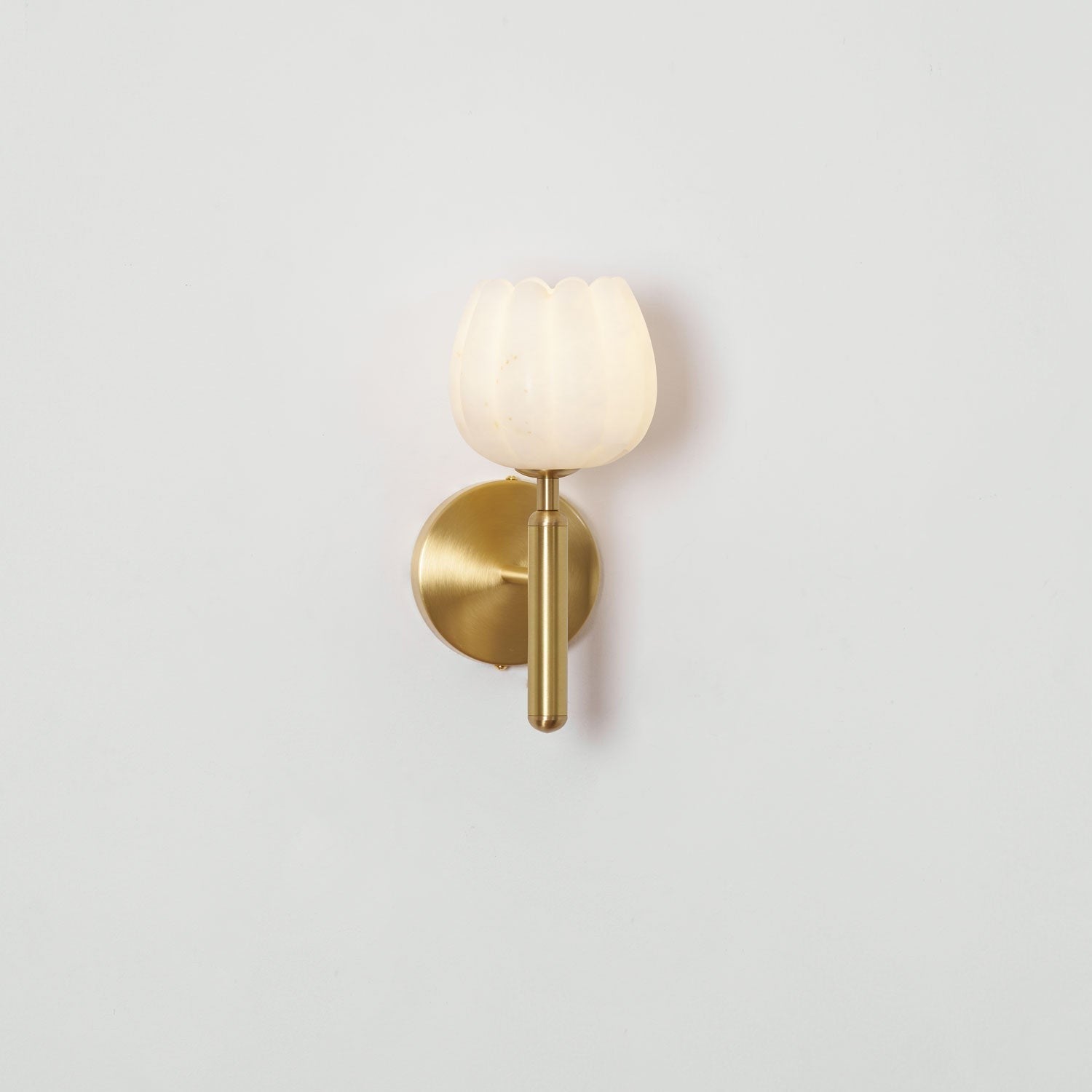 Mian Alabaster Blossom Wall Light