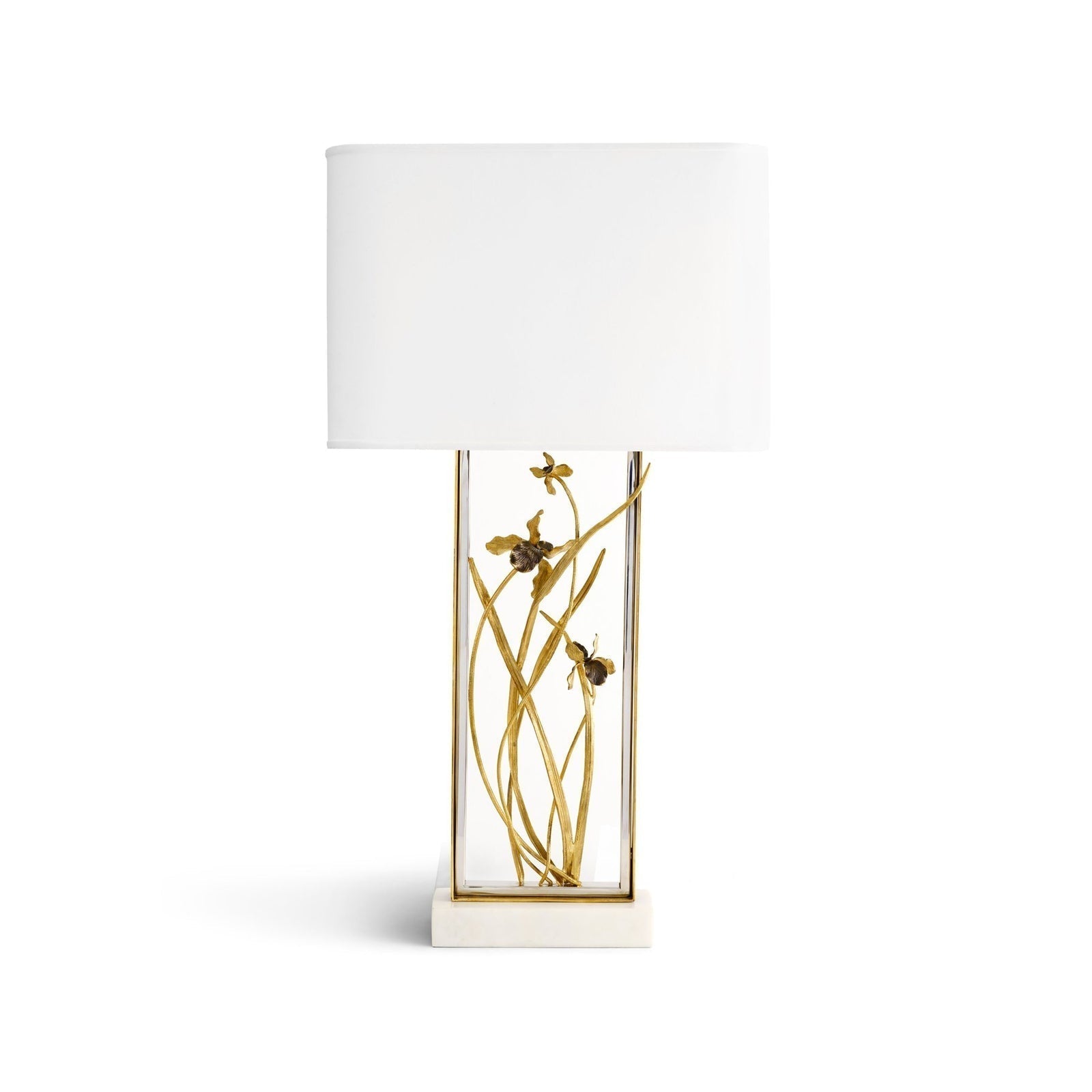 Michael Aram Black Iris Table Light, Bedside Table Lamp, 8.5"L x 3.25"W x 1.75"H
