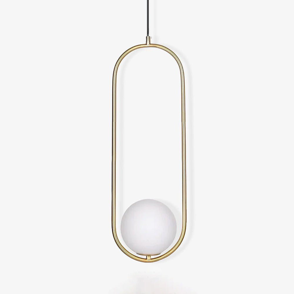 Mila Brass Globe Pendant