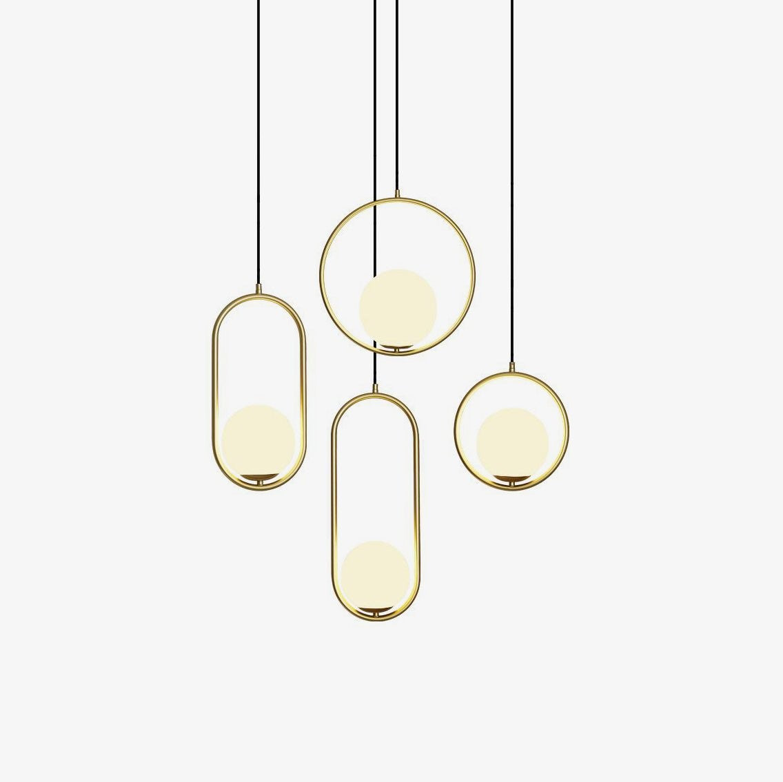 Mila Brass Globe Pendant