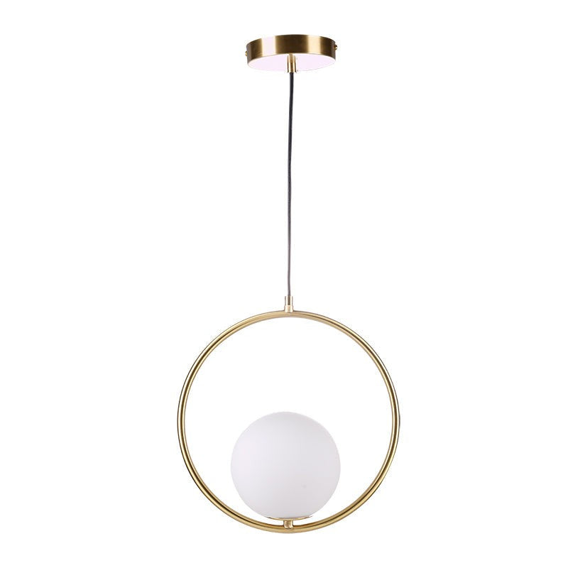 Mila Brass Globe Pendant