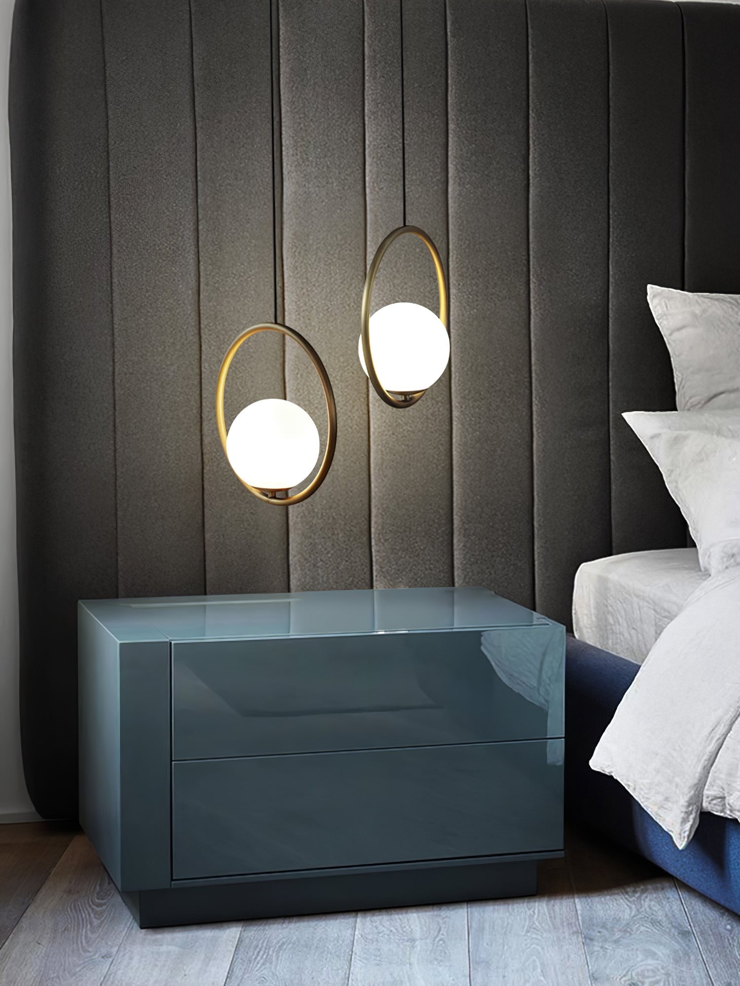Mila Brass Globe Pendant