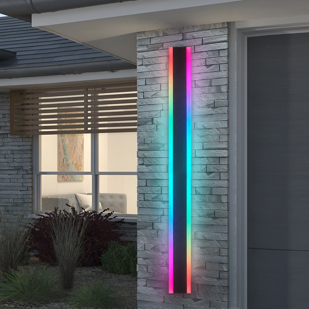 Linear LED Long Exterior Wall Light, detail angle 12, Tianguang Select