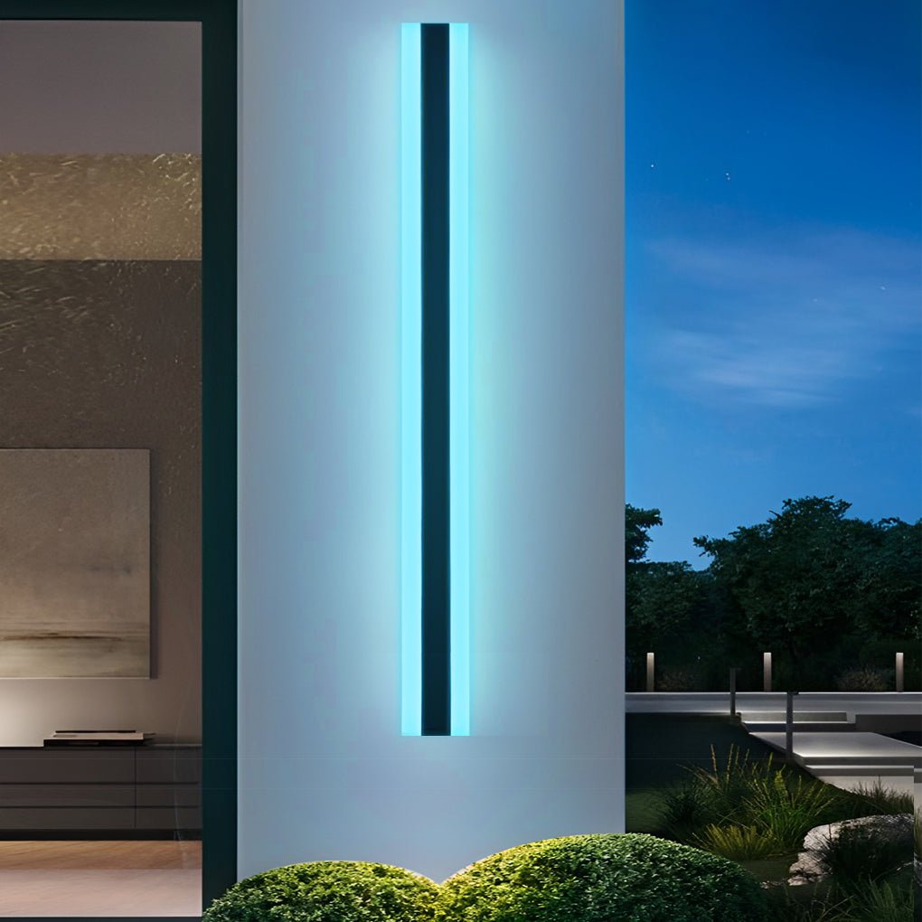 Linear LED Long Exterior Wall Light Clean-Lined Exterior Wall Mount Lights Waterproof for Porch, Outdoor Wall Light, detail 9