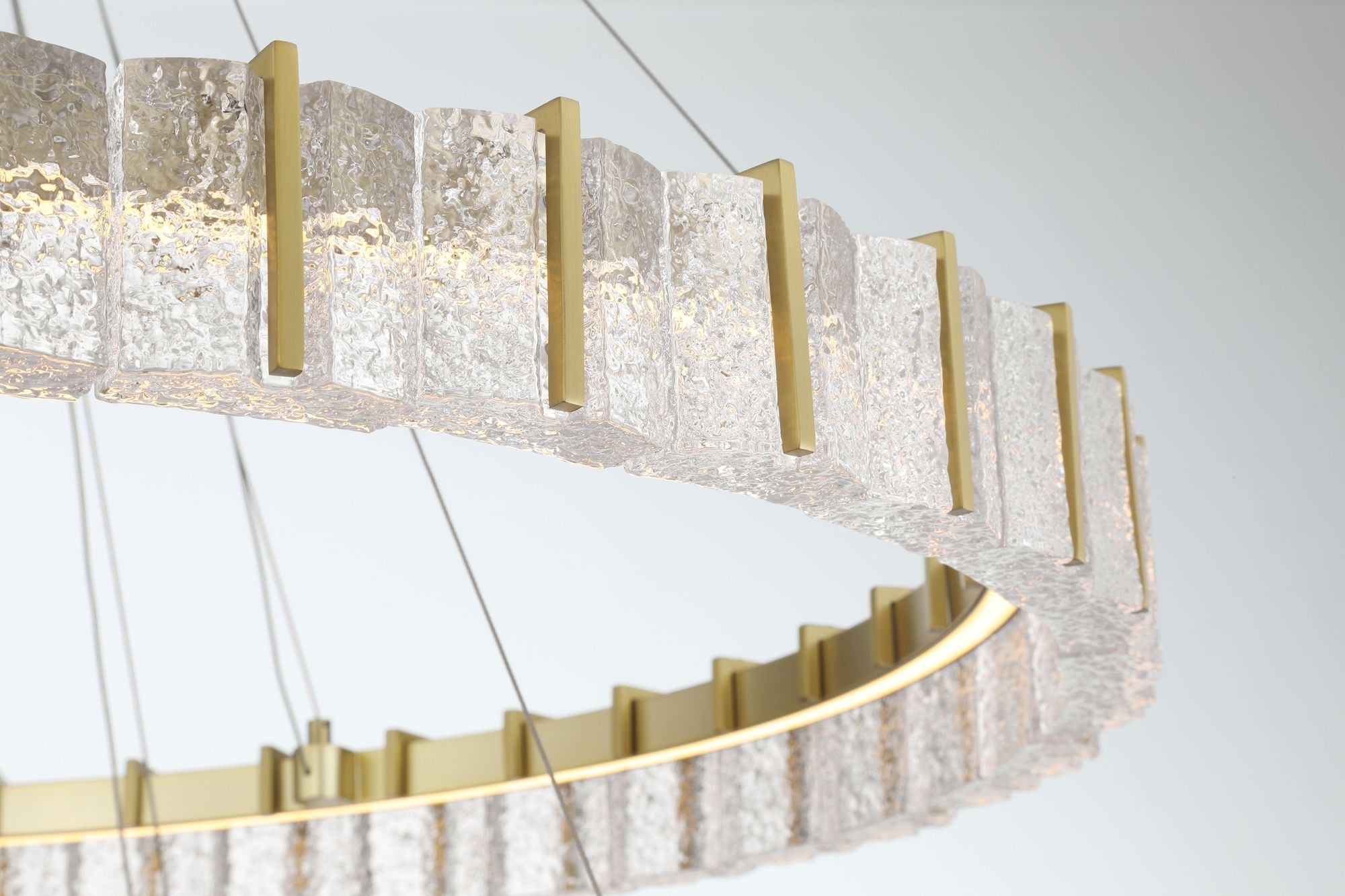 Lavery Sevryn LED 44.5-in Soft Brass Indoor Chandelier