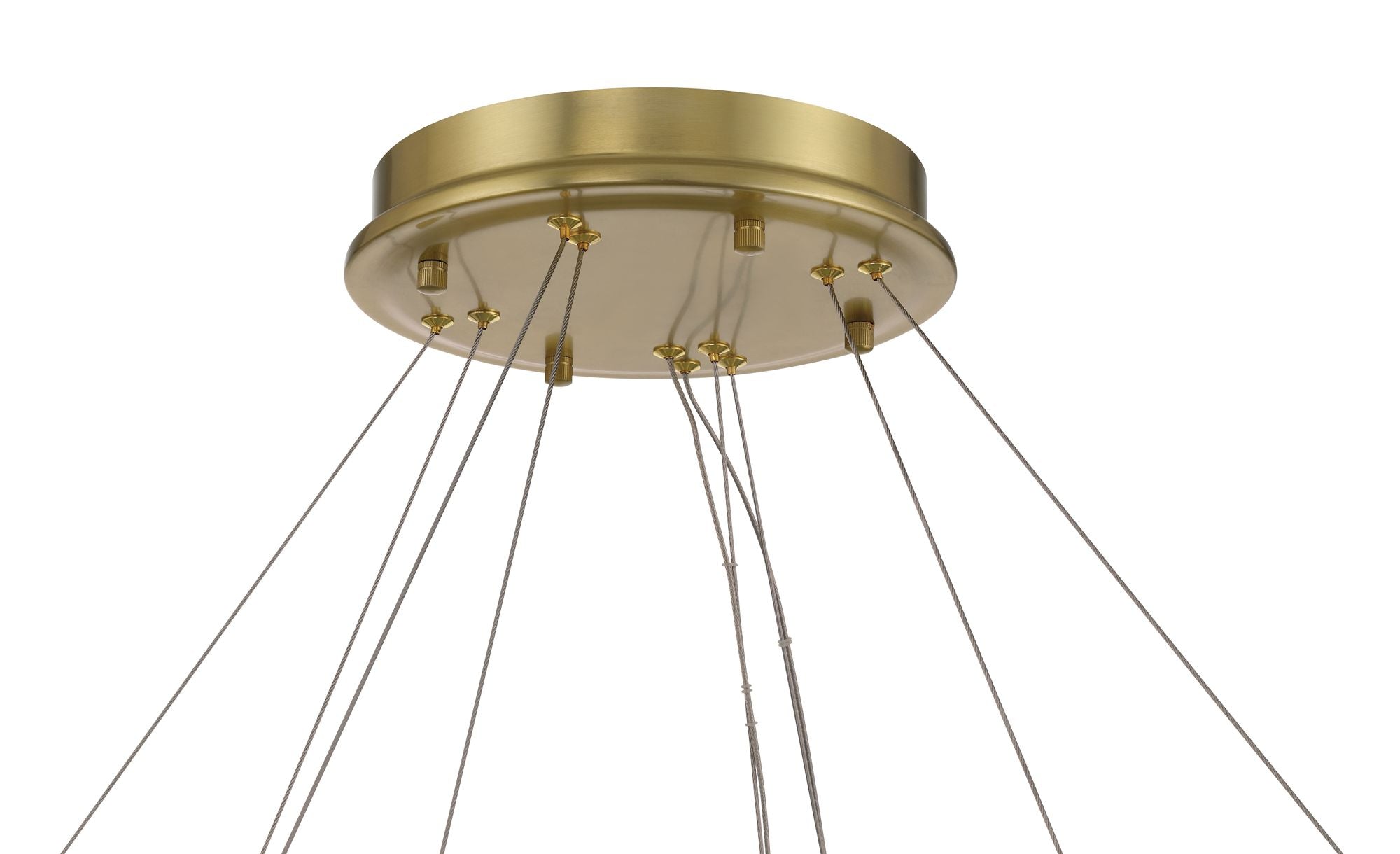 Lavery Sevryn LED 44.5-in Soft Brass Indoor Chandelier