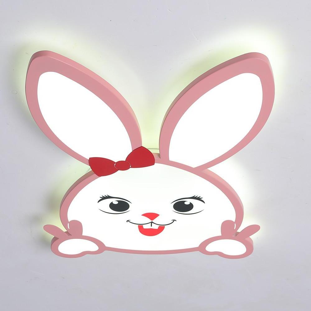 Novelty Bunny LED Flush Mount Ceiling Light for Baby