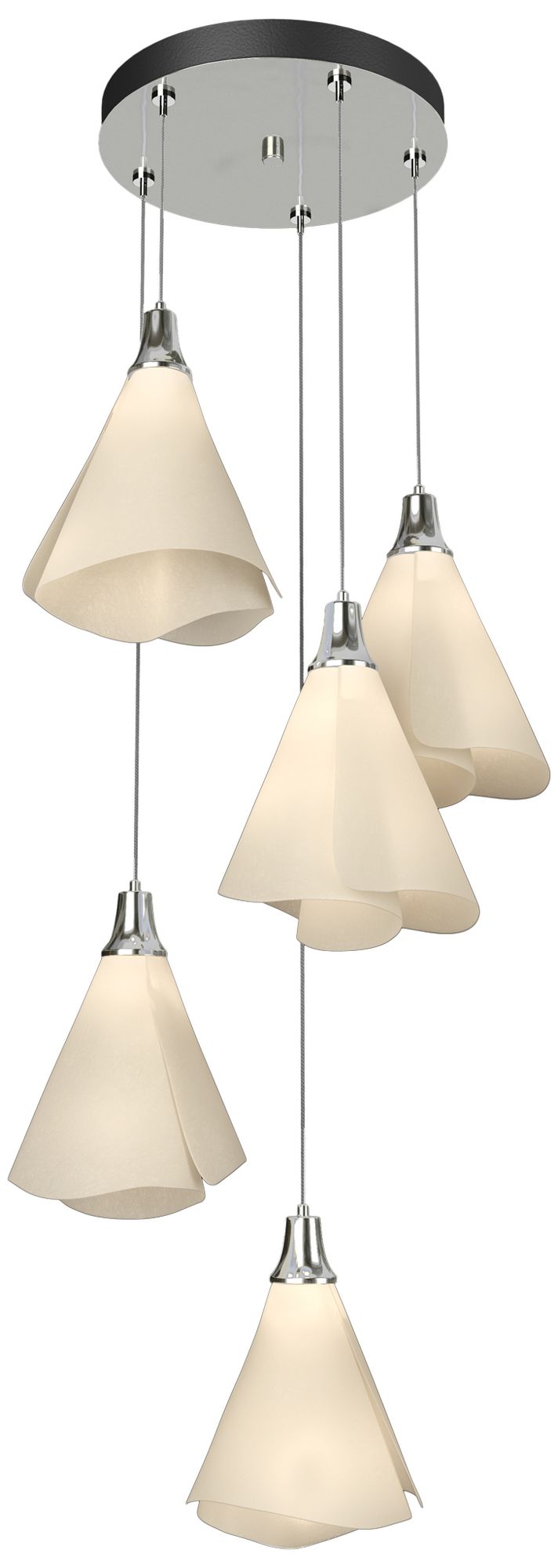 Mobius 5-Light Sterling Standard Chandelier