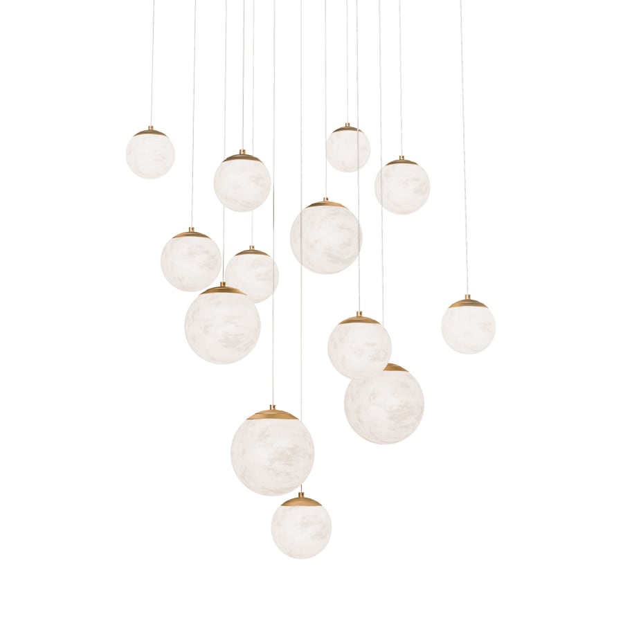 Pisces 13-Light 20" Wide LED Multi-Light Pendant