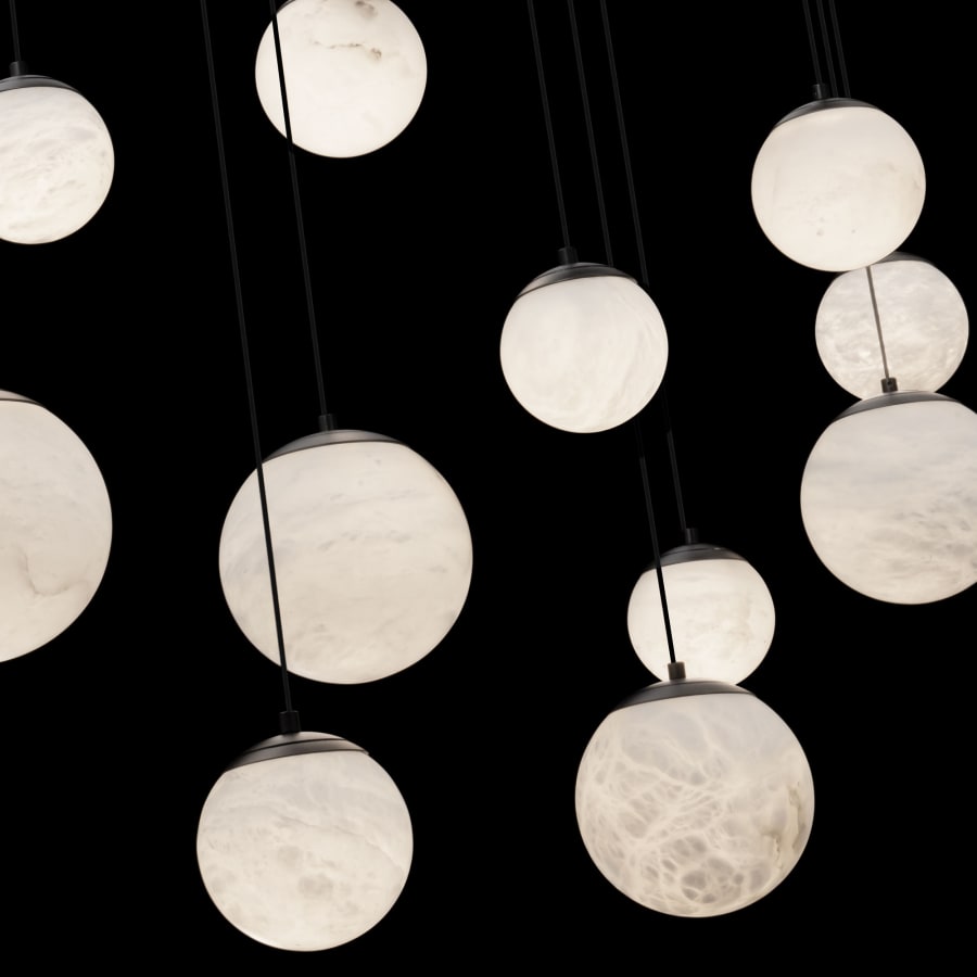 Pisces 14-Light 10" Wide LED Linear Pendant