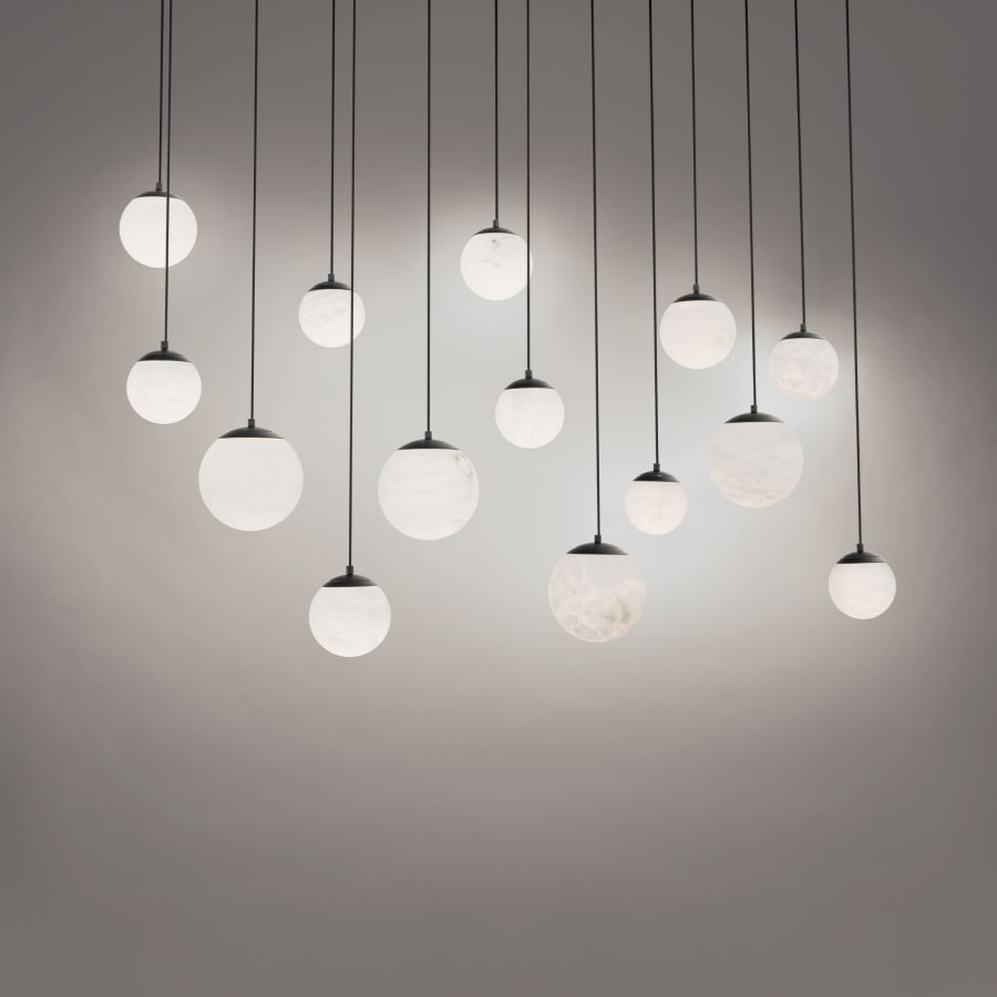 Pisces 14-Light 10" Wide LED Linear Pendant