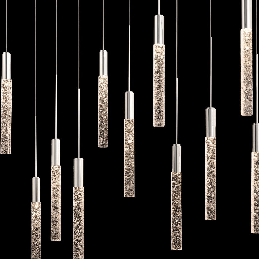 Magic 14-Light 10" Wide LED Abstract Multi Chandelier