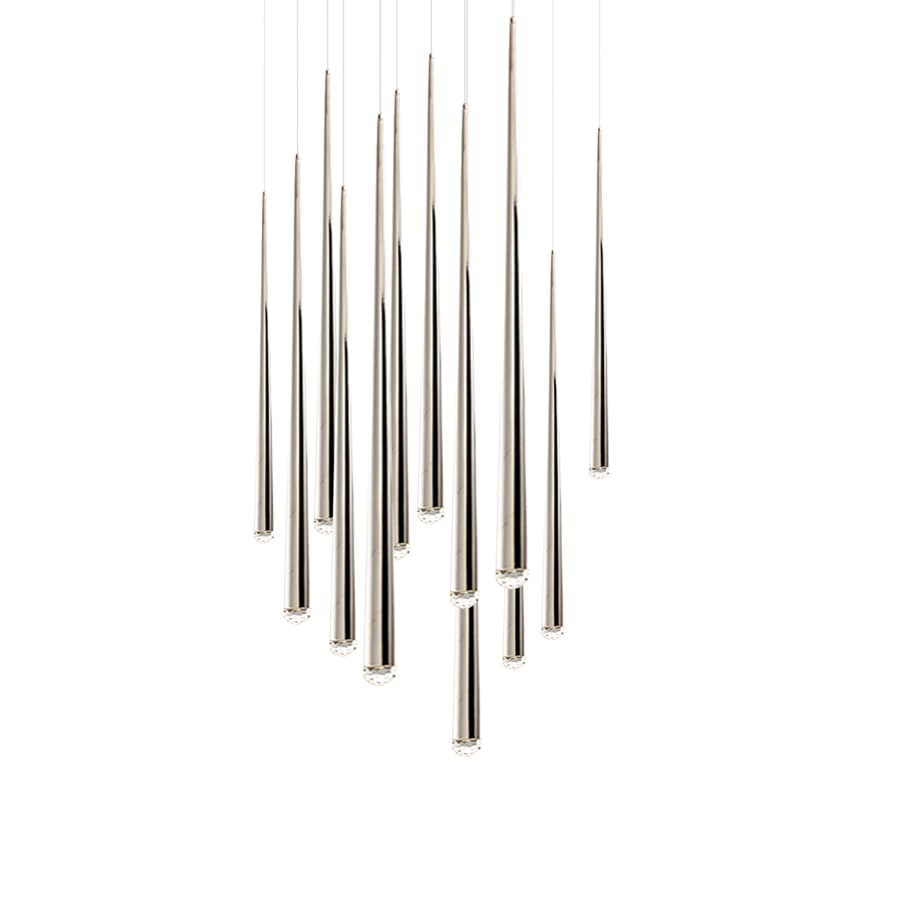 Cascade 13-Light 20" Wide LED Crystal Pendant Light