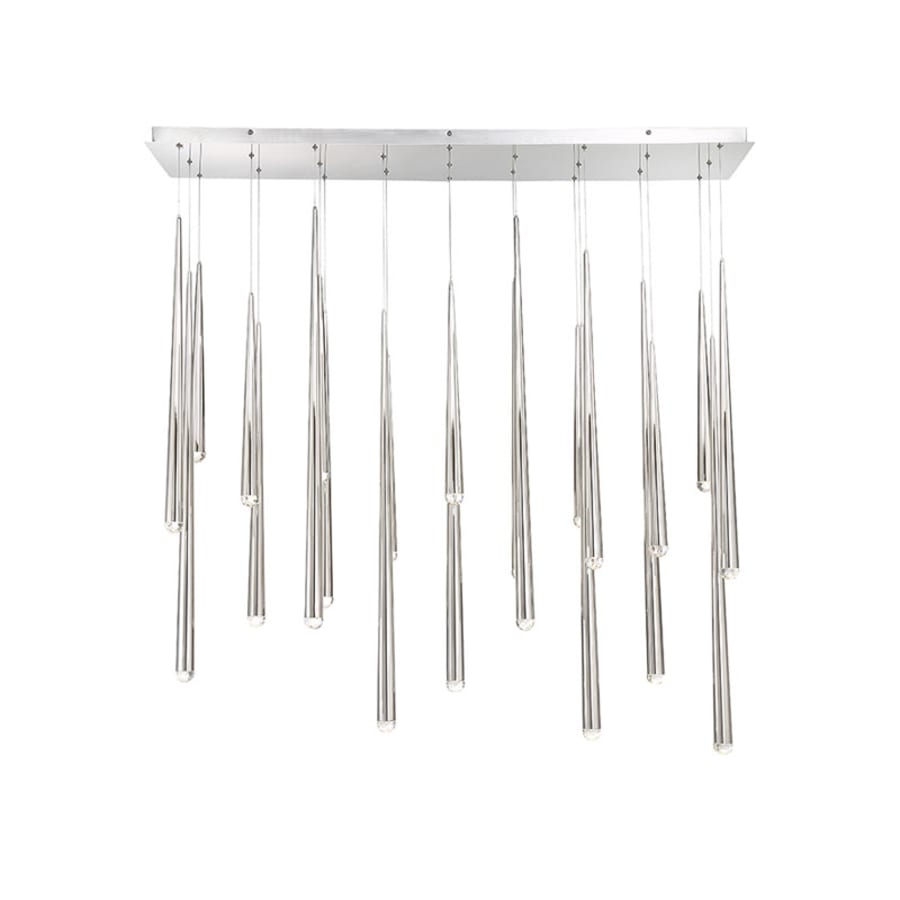 Cascade 23-Light 54" Wide LED Suspended Chandelier