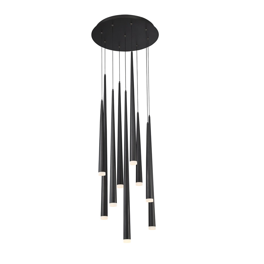 Cascade 9-Light 17" Wide LED Crystal Multi Chandelier