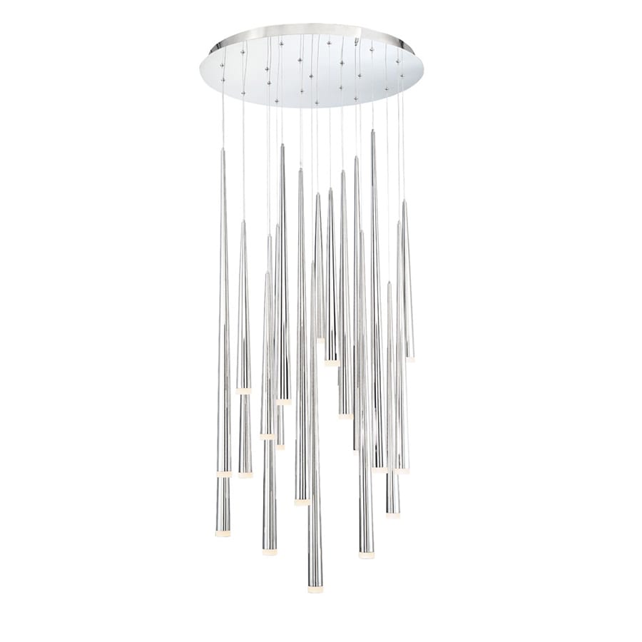 Cascade 21-Light 26" Wide LED Crystal Multi Chandelier