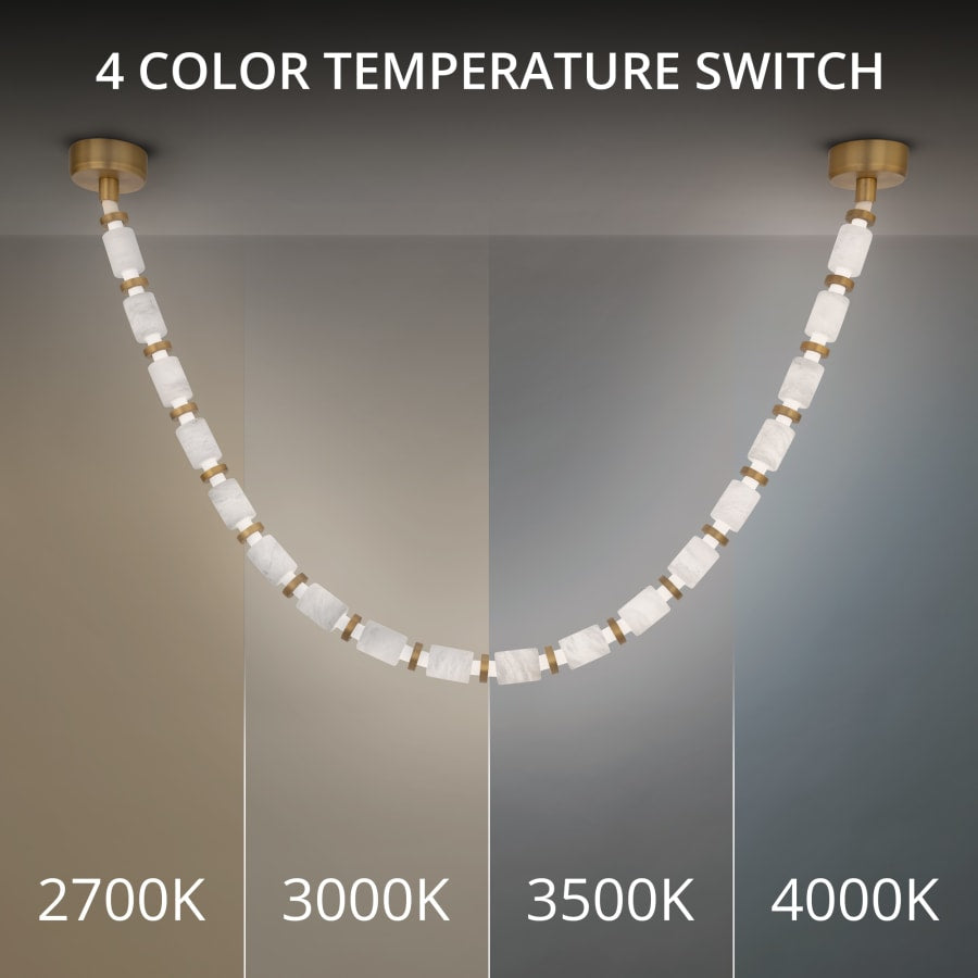 Entice 18-Light 98" Wide 2700K LED Multi-Light Pendant