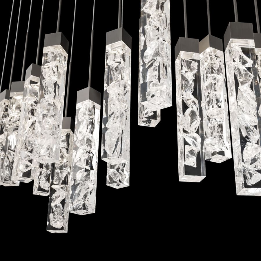 Minx 23-Light 12" Wide LED Crystal Multi-Light Pendant