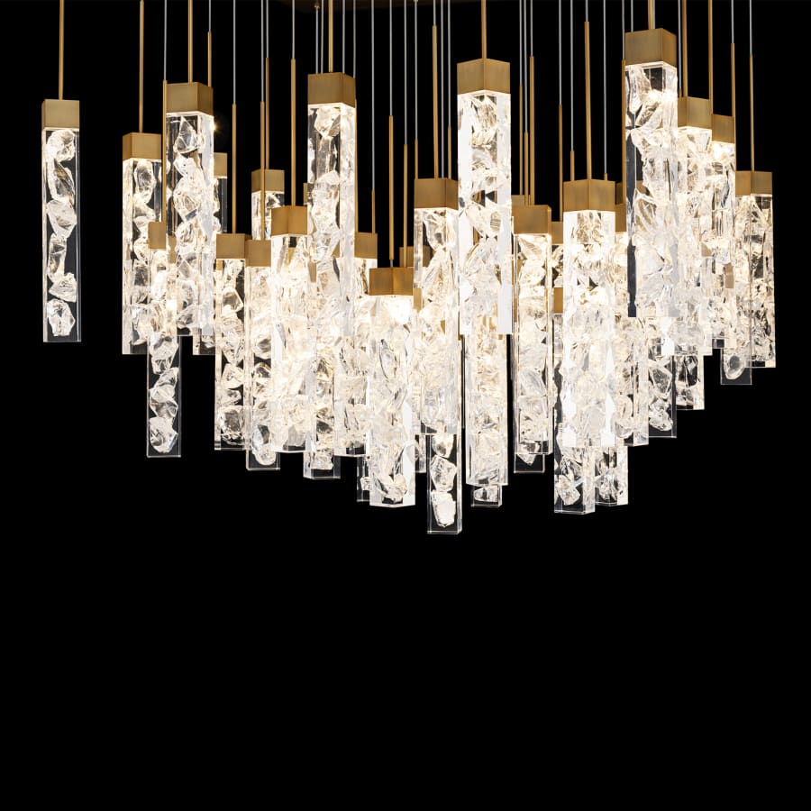 Minx 41-Light 36" Wide LED Crystal Multi-Light Pendant