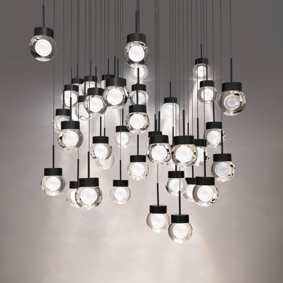 Double Bubble 41-Light 28" Wide LED Suspension Multi