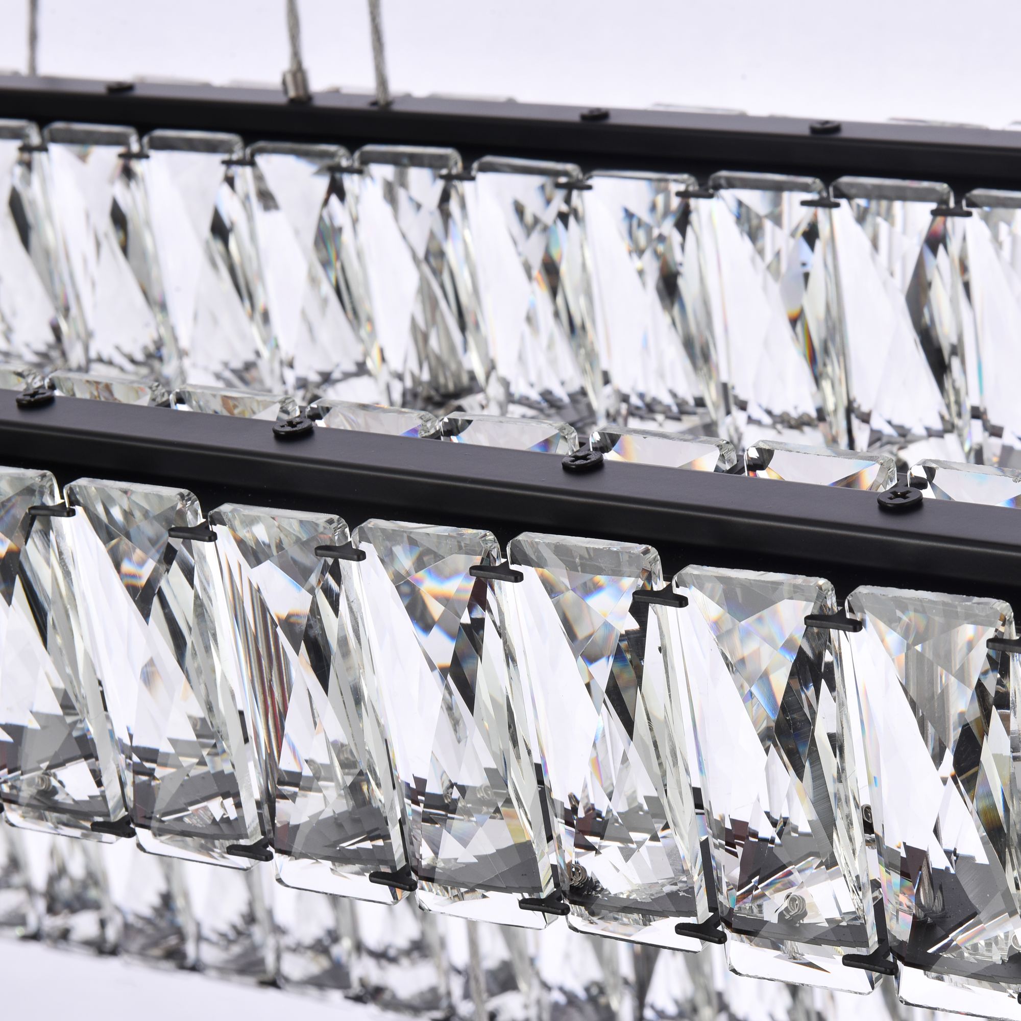 Monroe 50" Led Triple Rectangle Chandelier