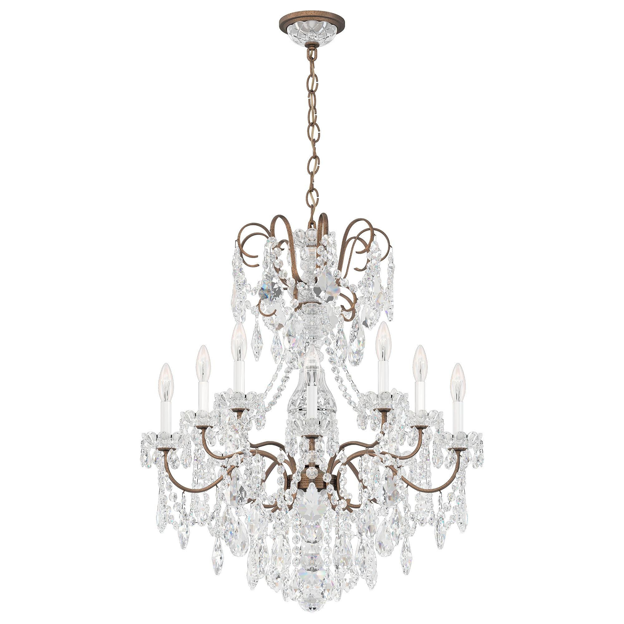 New Orleans 31"H X 10-Light Crystal Chandelier