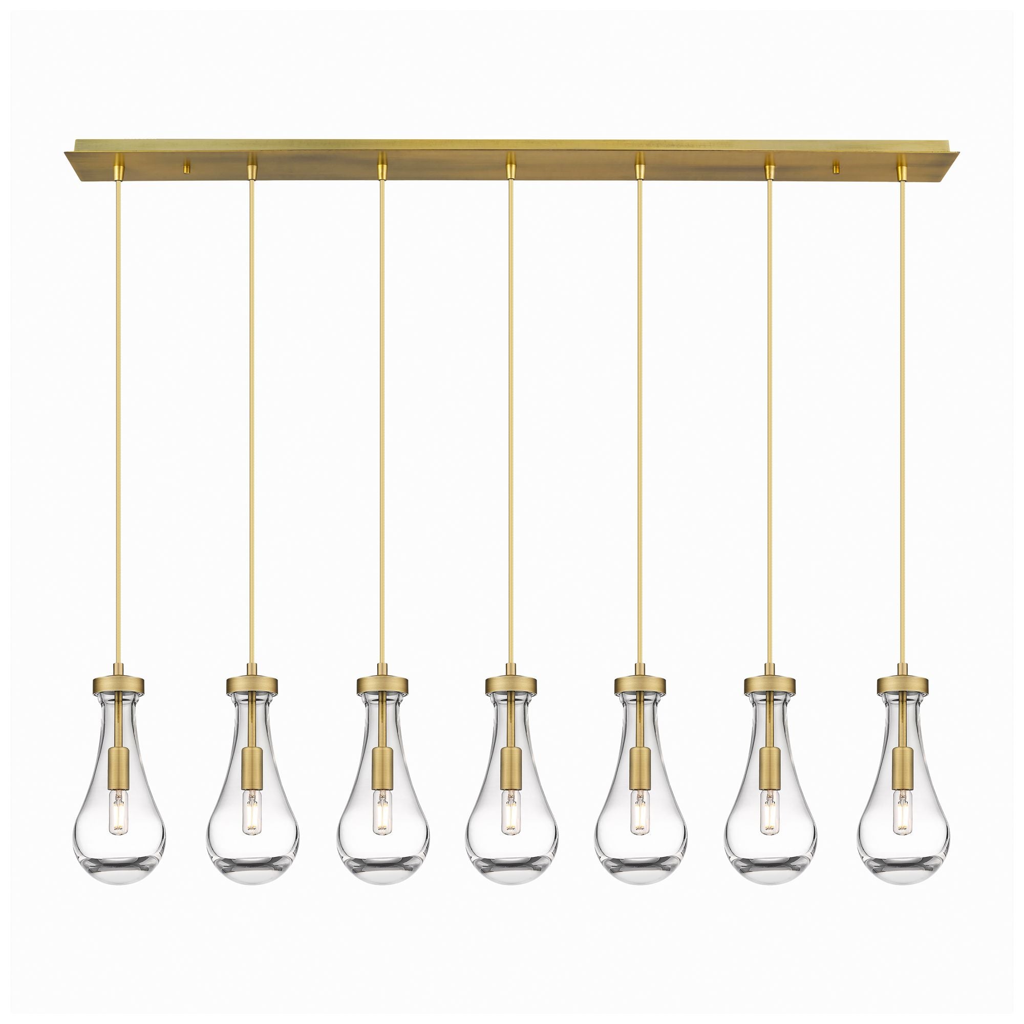 Newton Bell 7-Light Matte Linear Pendant