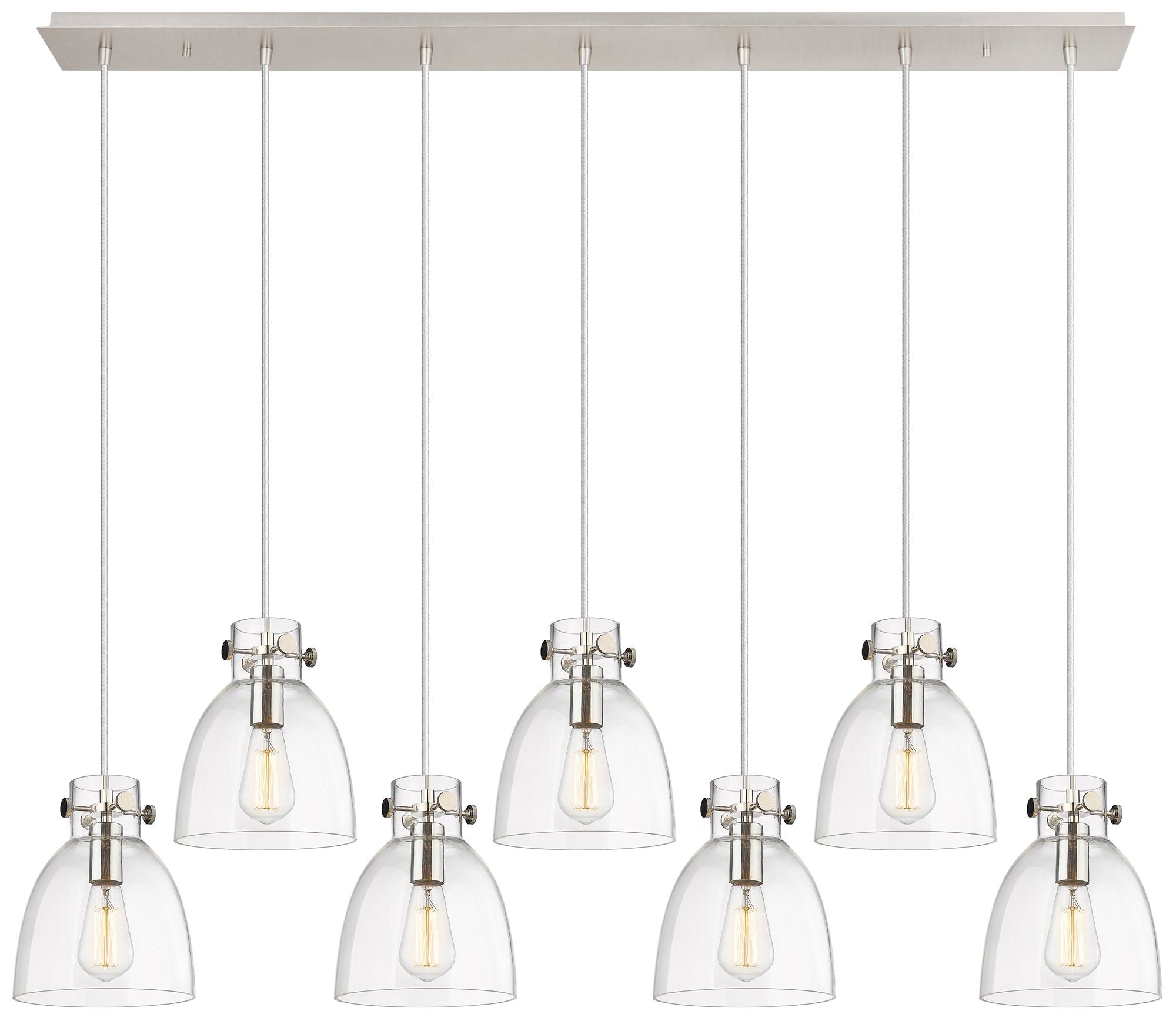 Newton Sphere 7-Light Matte Linear Pendant