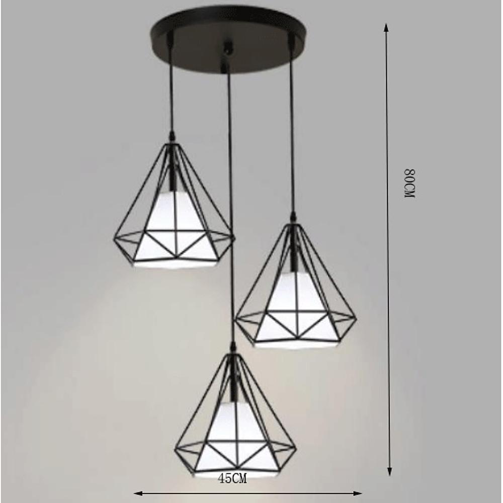 Geometrical Lantern Classic Island Pendant Lights Metal