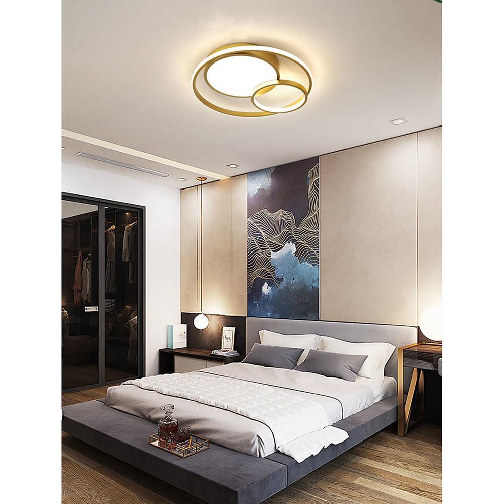 3 Ring Minimalist Acrylic LED Flush Mount Ceiling Light