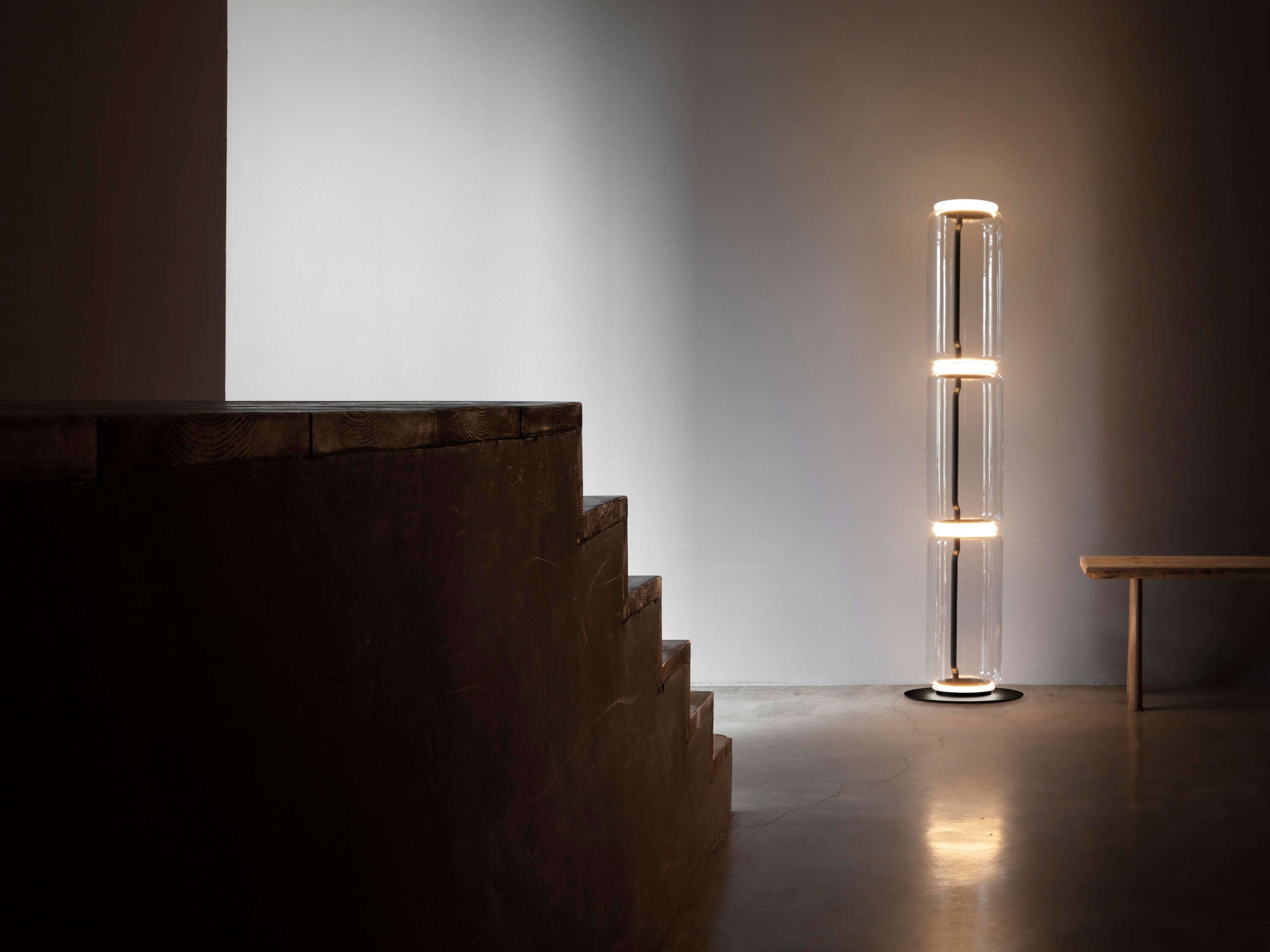 Bamboo Glass Floor Light, Floor Lamp, detail 95