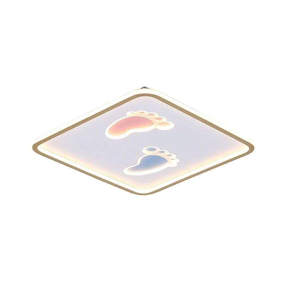 Feet Image Novelty Nordic Metal LED Flush Pendant Light