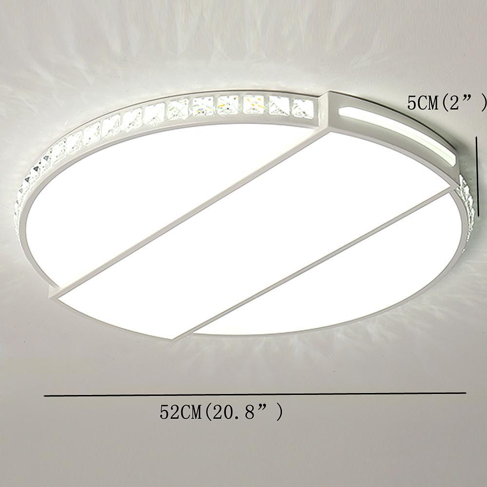 Circle Rectangular Flush Mount Light Fixtures Single