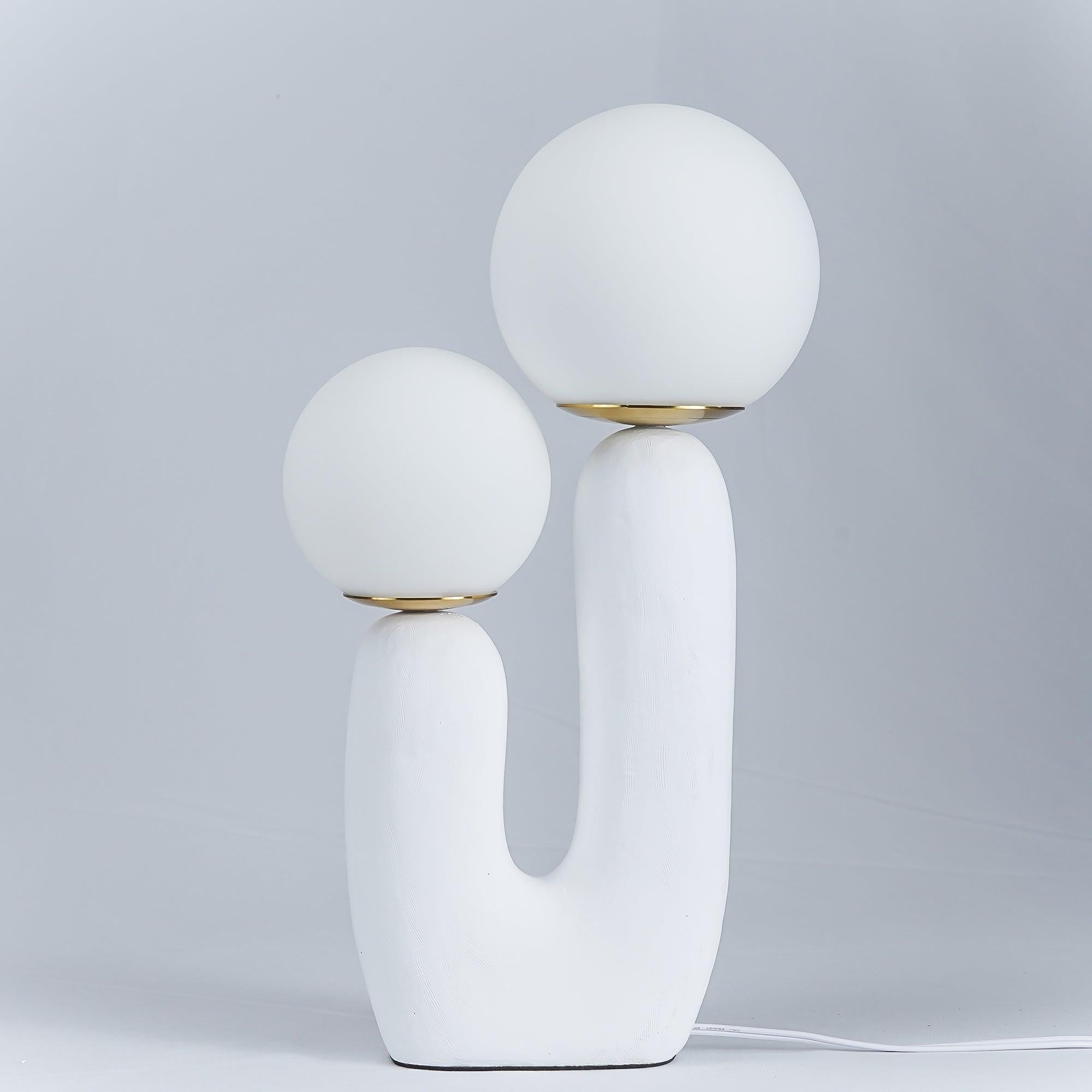 Oo Textured Resin Table Lamp