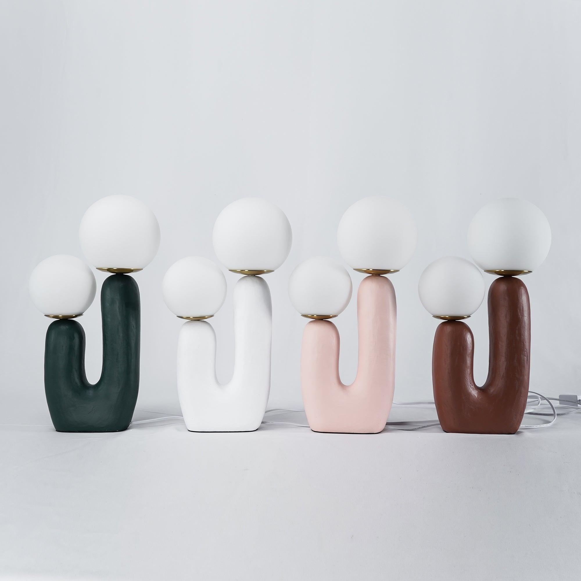 Oo Textured Resin Table Lamp