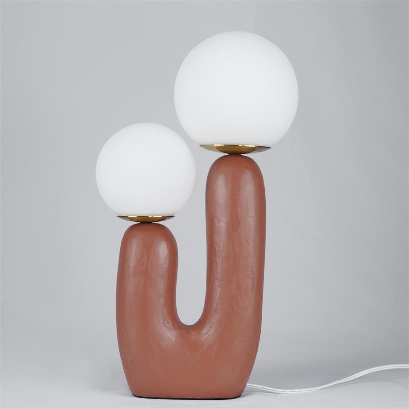 Oo Textured Resin Table Lamp