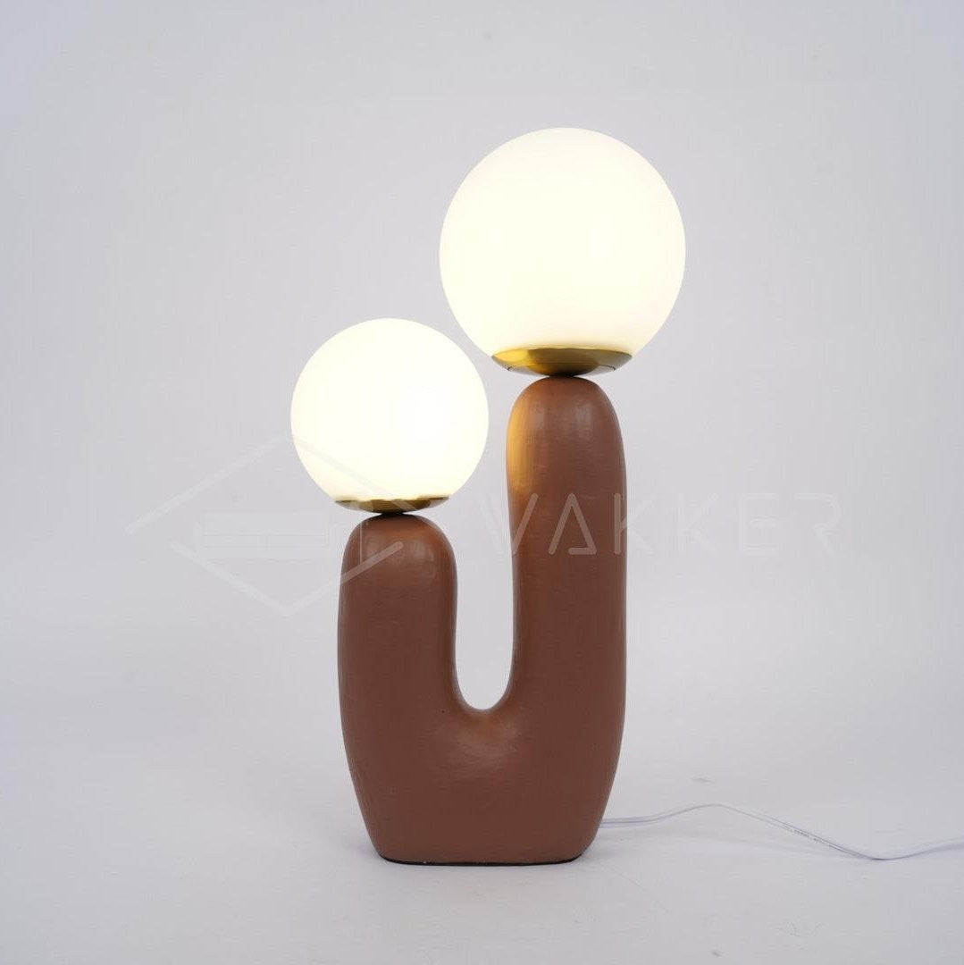 Oo Textured Resin Table Lamp
