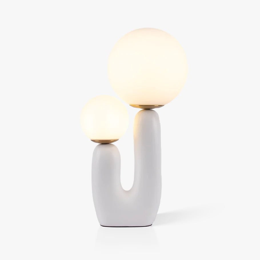 Oo Textured Resin Table Lamp