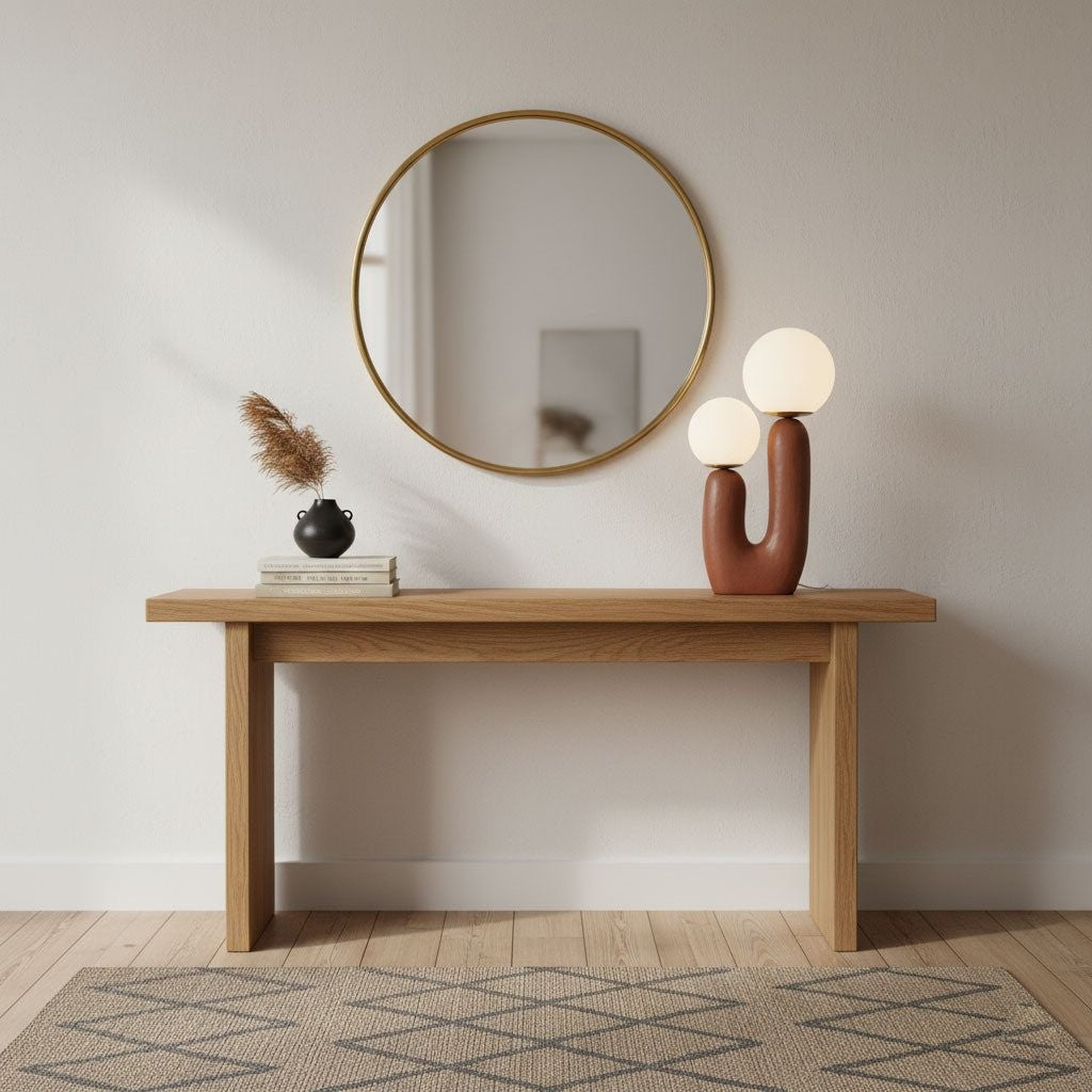 Oo Textured Resin Table Lamp
