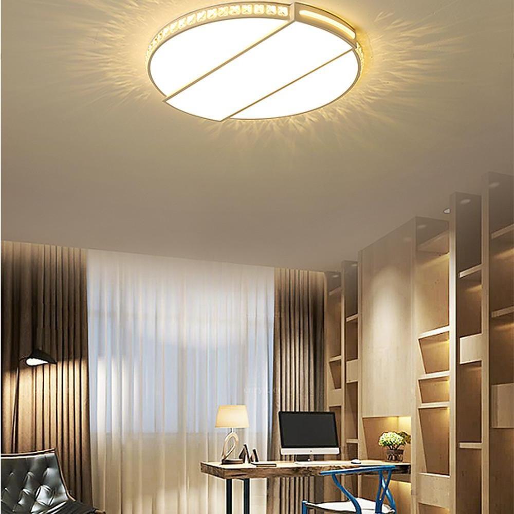 Circle Rectangular Flush Mount Light Fixtures Single