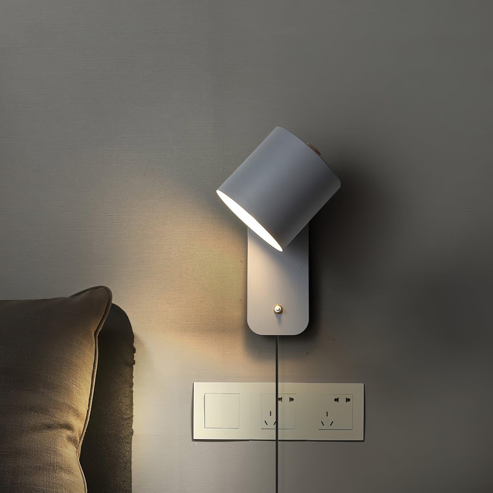 Orbit Plug-in Rotating Wall Lamp
