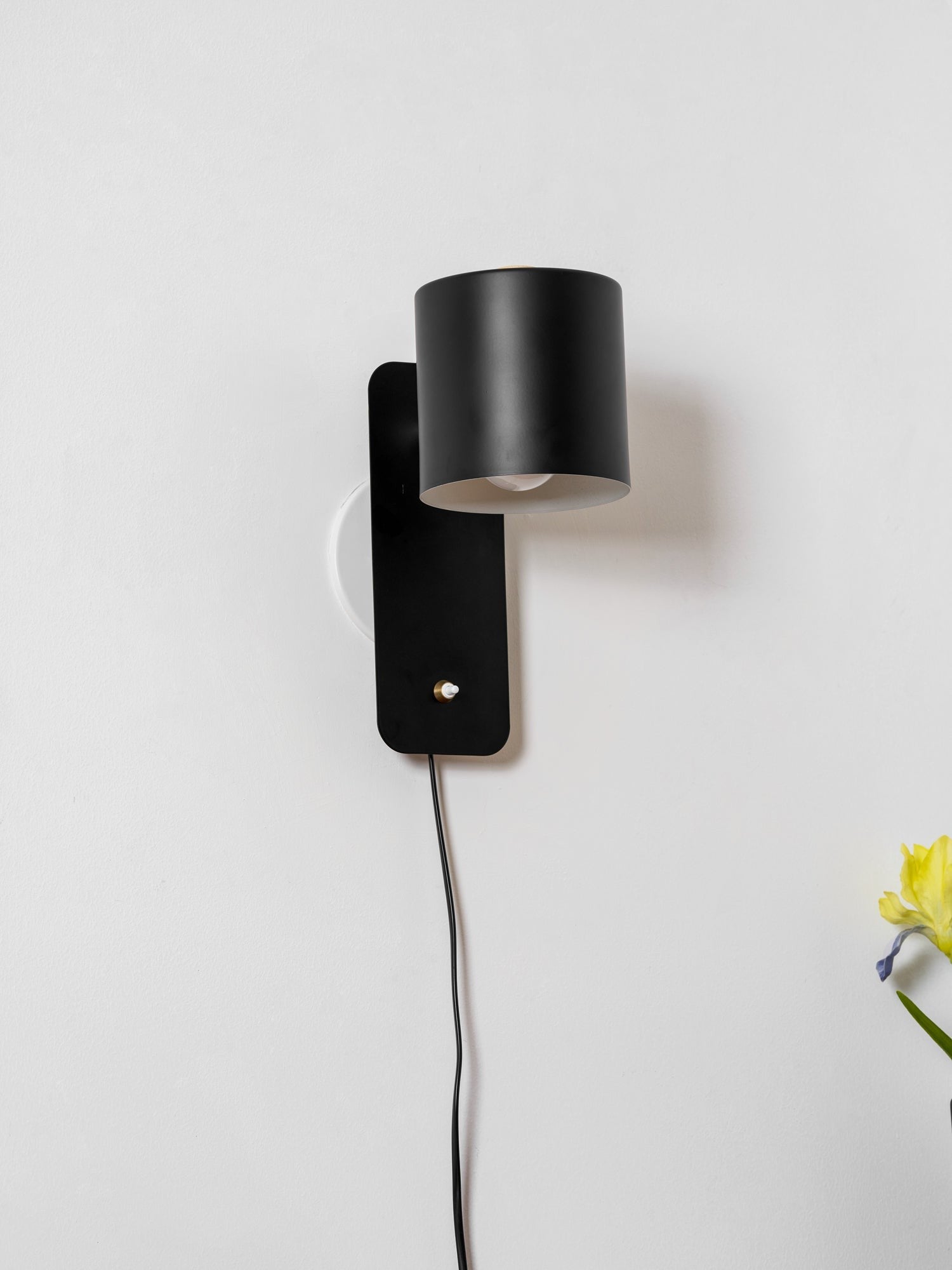 Orbit Plug-in Rotating Wall Lamp