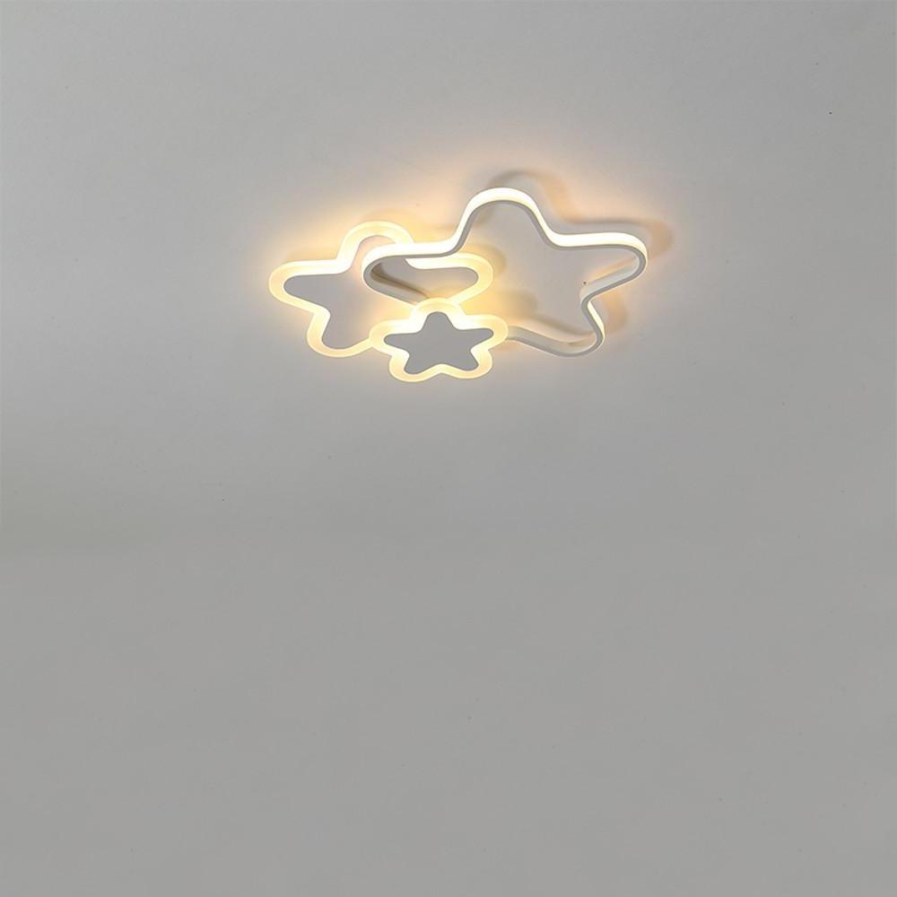 Triple Star Flush Mount Light LED Ceiling Light