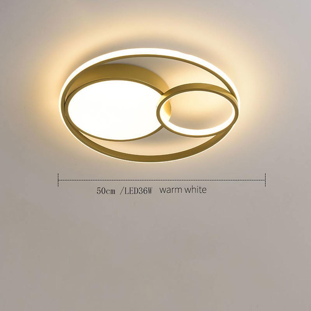 3 Ring Minimalist Acrylic LED Flush Mount Ceiling Light