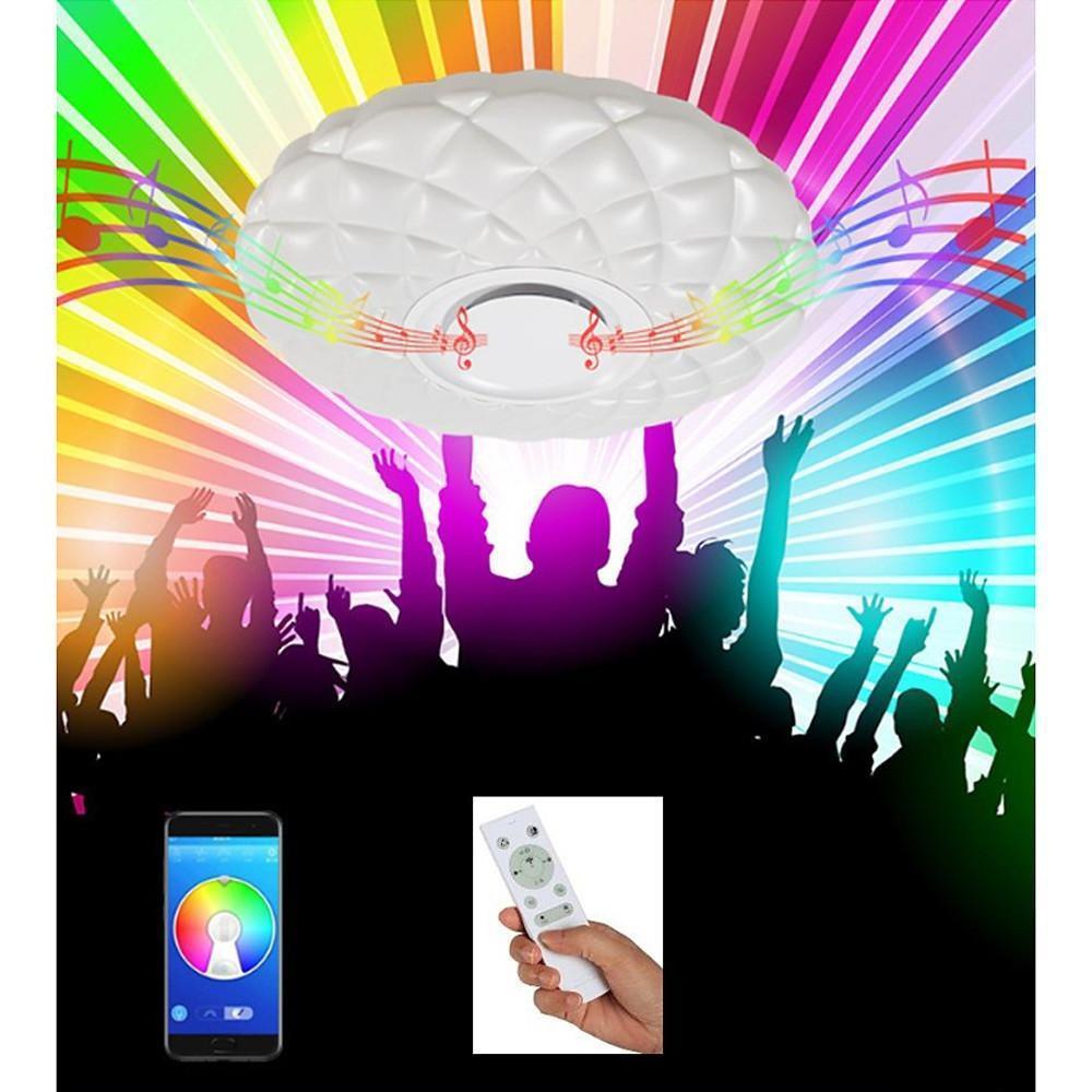 Metal Acrylic Flush Mount Ceiling Light Dimmable Unique